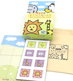 将棋セット　4歳からあそべる　どこでもどうぶつしょうぎ（知育玩具）しゅうのう用布袋つき