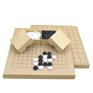 囲碁セット 新かや1寸卓上碁盤セット ガラス碁石梅 プラ銘木 大 囲碁セット 新かや1寸卓上碁盤セット ガラス碁石梅 プラ銘木 大