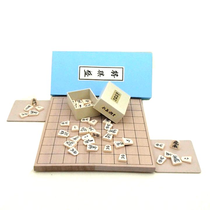 楽天市場】将棋盤フルセット 新桂6号折将棋盤と指し心地のある 