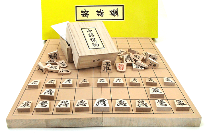 将棋盤 木製 楽天市場】木製将棋盤セット 新桂7号折将棋盤（約20mm厚）と木製