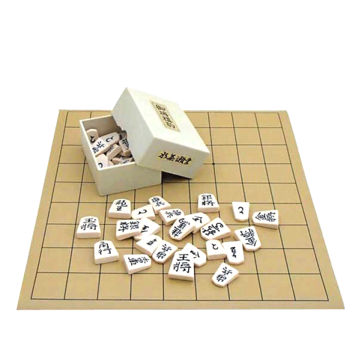 楽天市場】将棋入門セット 塩ビの将棋盤とP製将棋駒上駒水無瀬書セット