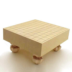 高級囲碁盤　新榧(かや)　3寸足付一枚板碁盤（約9cm厚）竹