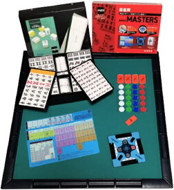 麻雀セット　大洋技研　麻雀牌 masters マスターズとジャンクマット　あると便利　スコア記録帳付き