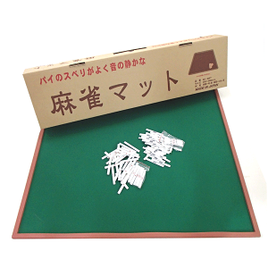 麻雀マット 安心の国産 囲碁ラボ人気ナンバー1 ミワックスのMJマット(約690×690mm)白点棒付き