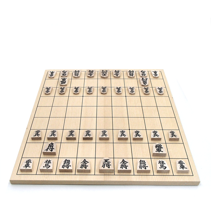 楽天市場】将棋盤セット 蝶番のない棋になる折将棋盤とくっきり