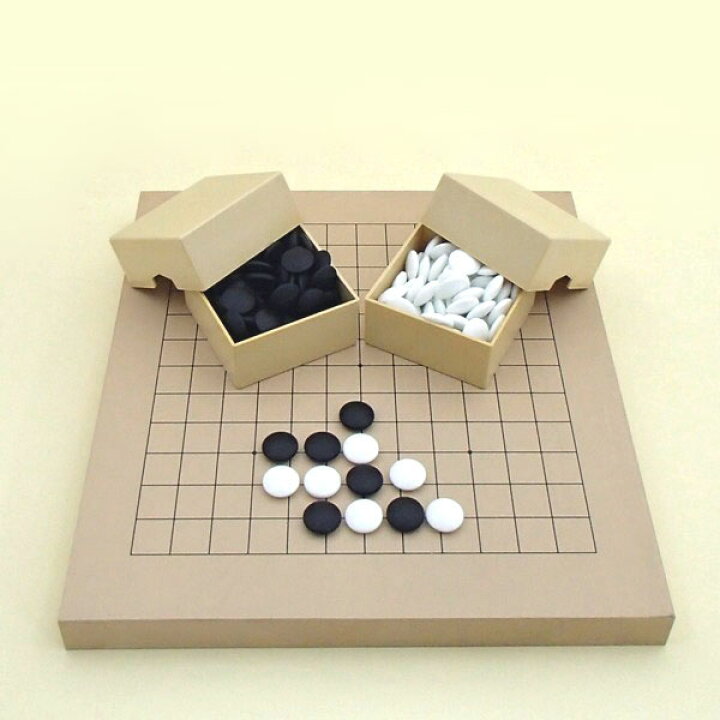 楽天市場】囲碁盤セット 新桂13路碁盤（裏面将棋盤）約3cm厚と新生碁石 