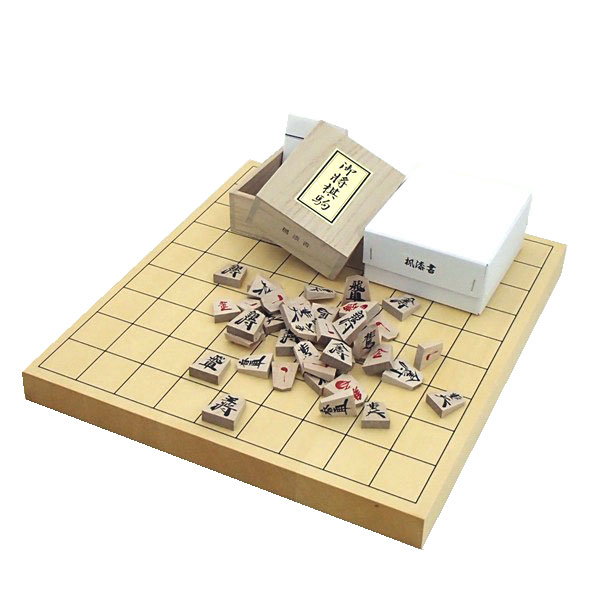 【楽天市場】木製将棋盤セット 本榧に次ぐ ヒバ1寸卓上接合将棋盤