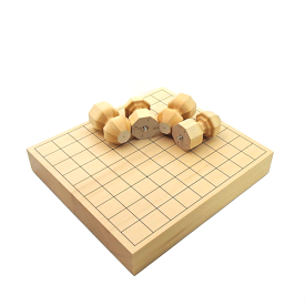 木製将棋盤　これって便利！ヒバ2寸卓上・足付き兼用接合将棋盤