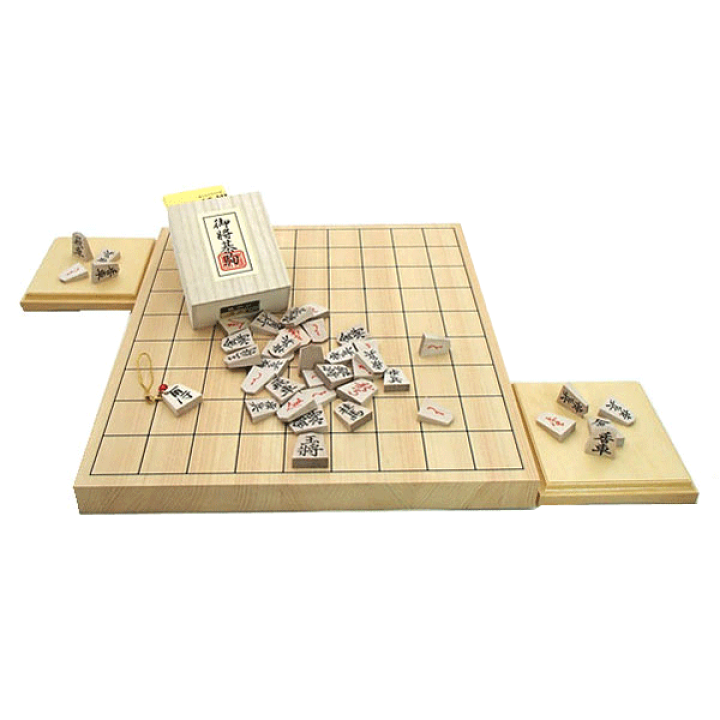 楽天市場】木製将棋盤セット 木製鈴付き根付1個つき 芳香と明るい色目