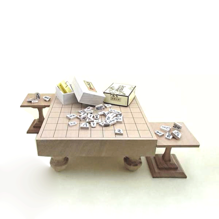 楽天市場】高級将棋盤セット 北海道産 本桂二寸足付将棋盤と山形