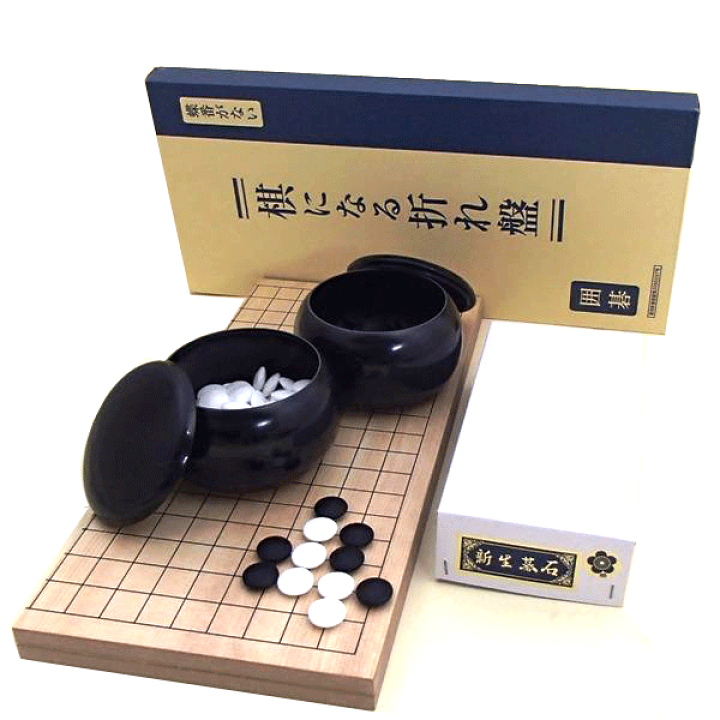 囲碁石セット 白黒 木製容器付き 碁盤囲碁石 碁盤、囲碁石セット 白と黒の石 木製容器入り - メルカリ