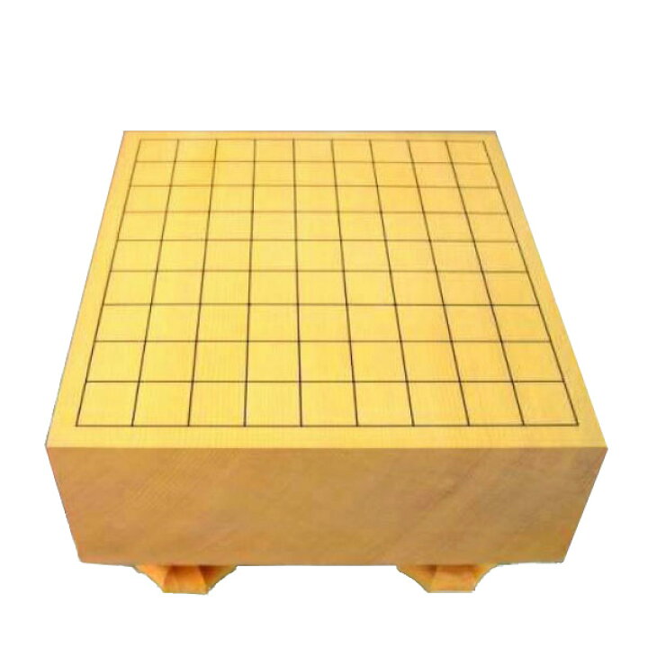 楽天市場】木製将棋盤 新かや4寸足付一枚板将棋盤 安心ランク 松 