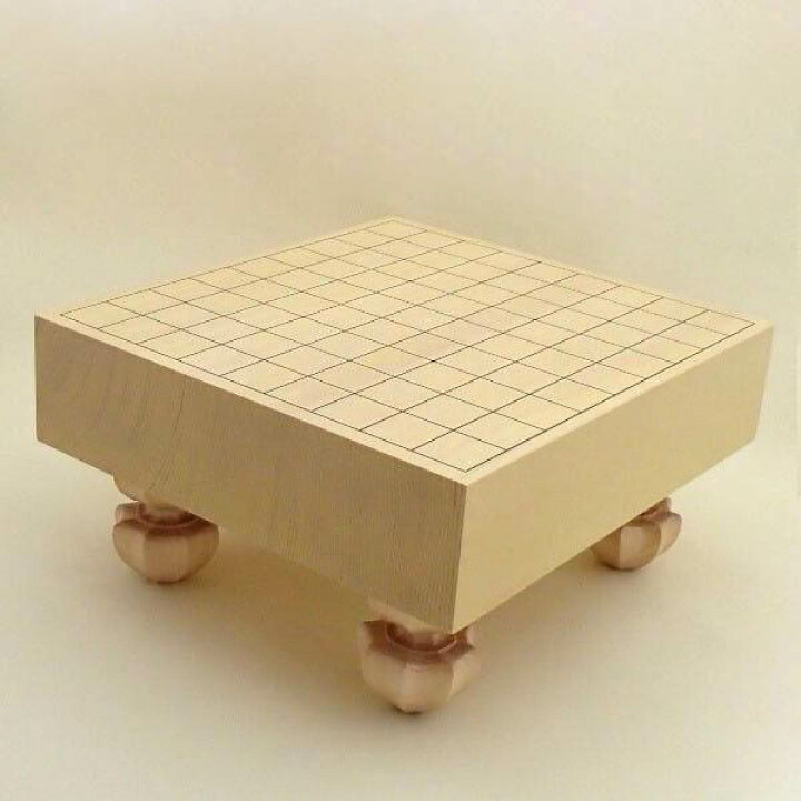 楽天市場】高級将棋盤 新かや3寸足付一枚板将棋盤 竹（約9cm厚 