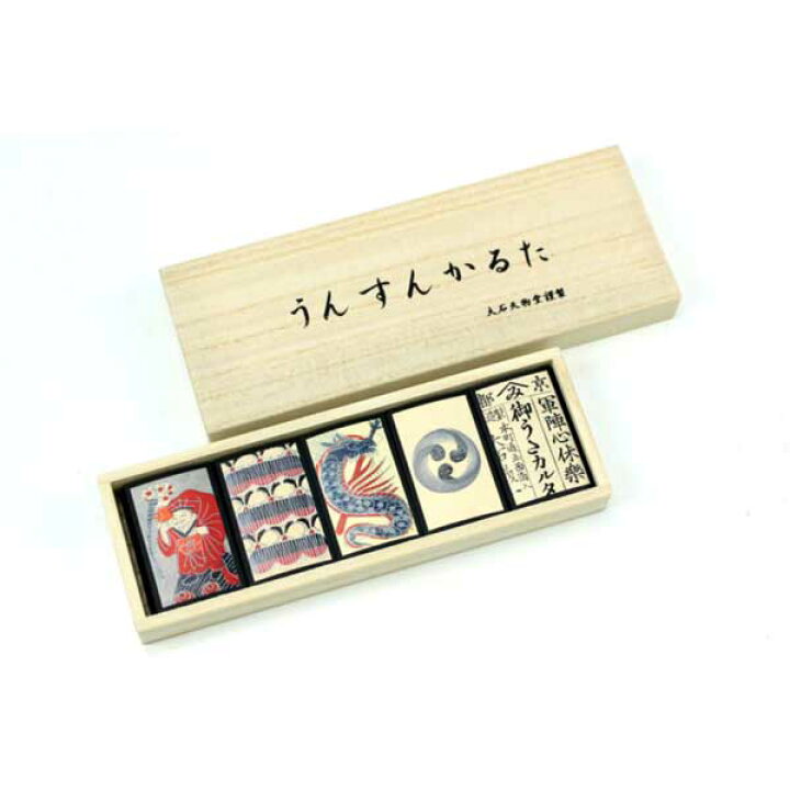 楽天市場】カルタ 木版手摺り うんすんかるた（寛政12年創業大石天狗堂 