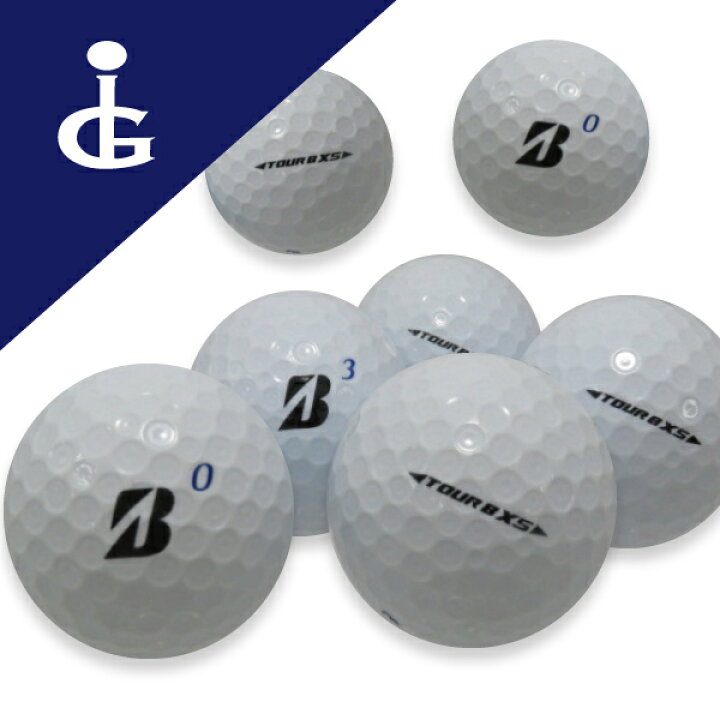 楽天市場 送料無料 ブリヂストンゴルフtourb Xs 17 Bマークエディションカラー ホワイトランク 2ダース 中古 ロストボール ゴルフボール ロストボールアイゴルフ Igolf