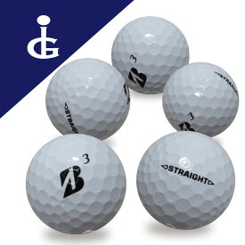 ゴルフボール　ロストボール　 中古　BRIDGESTONE GOLF　ブリヂストンゴルフ　SUPER STRAIGHT　スーパーストレート　2019年モデル　★★★ランク