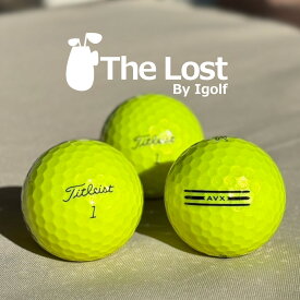 ゴルフボール ロストボール TITLEIST タイトリスト AVX 2024年モデル 1ダース ★★★ランク ゴルフ 中古 送料無料
