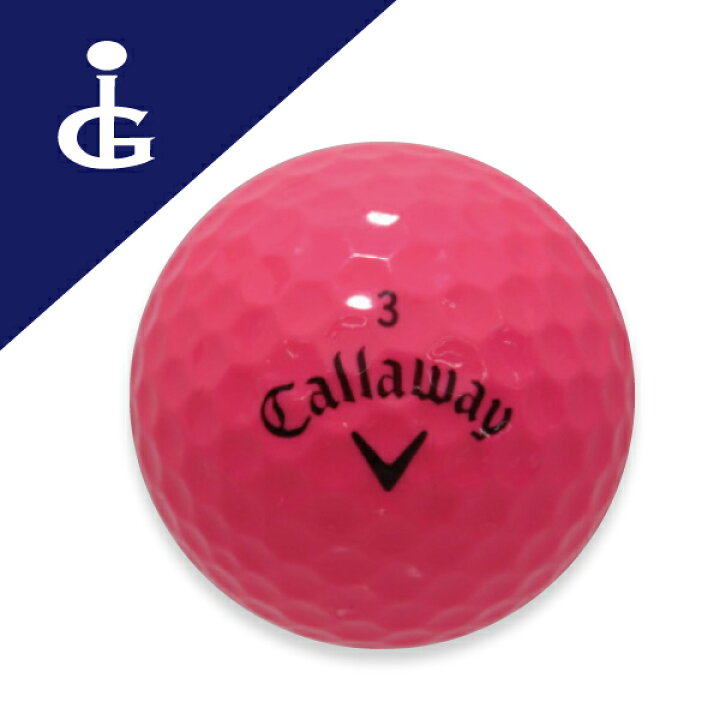 楽天市場 キャロウェイスーパーソフト マグナカラー ピンクランク バラ 中古 ロストボール ゴルフボール ロストボールアイゴルフ Igolf