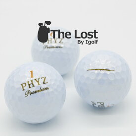 ゴルフボール ロストボール BRIDGESTONE GOLF ブリヂストンゴルフ PHYZ プレミアム 1ダース ★★★ランク ゴルフ ロストボール ファイズ 中古 送料無料
