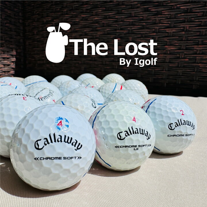 楽天市場】ゴルフボール ロストボール Callaway キャロウェイ CHROME