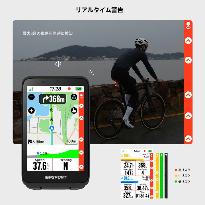 楽天市場】【公式&送料無料】iGPSPORT BSC300T サイクルコンピュータ 