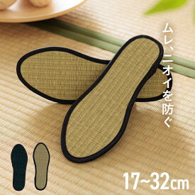 【10%offクーポン★枚数上限あり12/10 20:00-21:59】 【楽天1位】インソール 消臭 中敷き 靴 メンズ レディース キッズ 日本製 夏 蒸れ「侍インソール」 17cm〜32cm ナチュラル ブラック 国産 イケヒコ い草 畳 革靴 スニーカー裸足 息子用 会社用 運動靴