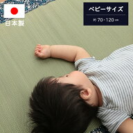 【最大10%offセール＆5%offクーポン】国産い草使用 い草マット ベビーサイズ「 ことり 」約70×120cm 国…