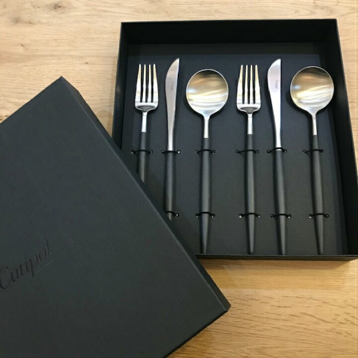 楽天市場】ご結婚 ギフト 送料無料【cutipol クチポール】cutipolディナーセット GOA ブラック 正規品 : ihana design 楽天市場】ご結婚 ギフト 送料無料【cutipol クチポール】cutipolディナーセット GOA ブラック 正規品 : ihana design