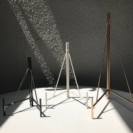 STANDY multi stand (L) アイアンスタンド　皿立てクリア、ゴールド、アイボリー　シンプル