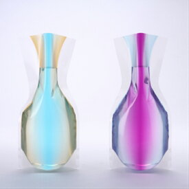 【D-BROS】フラワーベース / ジェリーグレープ （2枚入り） 花瓶 ネコポス便 利用可 プチギフト