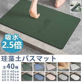 ＼全品20％OFFクーポン 8/15～8/16／バスマット速乾 洗える 珪藻土 バスマット ソフト 珪藻土マット 柔らか 速乾 割れない ノンアスベスト アスベストなし 大きいサイズ 速乾 大判 珪藻土マット ソフト 足拭き お風呂 ソフトタイプ 大判 バスマット 足拭き