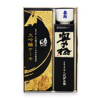 奥の松　大吟醸ケーキギフトセット／大吟醸雫酒十八代伊兵衛　ぐい呑み　母の日　お酒　酒好き　贈り物　…