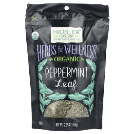 Frontier Co-op オーガニック ペパーミントリーフ 【 iHerb アイハーブ 公式 】 フロンティアコープ ハーブティー ペパーミントティー 茶葉 58g
