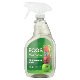 【POINT10倍★4/14 20:00~4/17 09:59】ECOS フルーツ ベジウォッシュ 【 iHerb アイハーブ 公式 】 Earth Friendly Products アースフレンドリープロダクツ 果物 野菜用洗剤 650ml