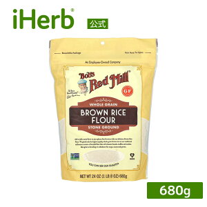 �yPOINT20�{��12/15 0:00�`1/5 23:59�zBob's Red Mill ���ĕ� �y iHerb �A�C�n�[�u ���� �z �{�u�Y���b�h�~�� �u���E�����C�X�t�����[ �S������ �O���e���t���[ 680g
