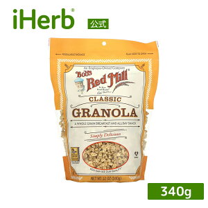 �y15%OFF�N�[�|����5/9 20:00~5/16 01:59�zBob's Red Mill �N���V�b�N �O���m�[�� �y iHerb �A�C�n�[�u ���� �z �{�u�Y���b�h�~�� �S�� �z�b�g �V���A�� 340g