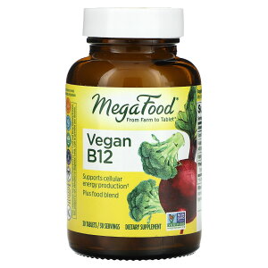 MegaFood ���B�[�K�� B12 �y iHerb �A�C�n�[�u ���� �z ���K�t�[�h �A���� �r�^�~��B12 �r�^�~��B6 �r�^�~�� B12 B6 B �r�^�~���� �r�^�~���T�v�� �t�_ �r�[�g �y�� ���� �T�v�������g �T�v�� �^�u���b
