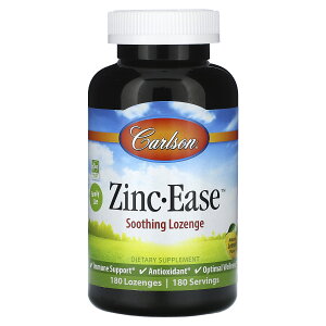 Carlson WN C[Y y iHerb ACn[u  z J[\  NG_ ~l Zinc-Ease C[X Tvg Tv g[` [W VR 180