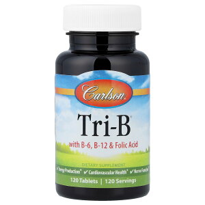 �y15%OFF�N�[�|����5/23 20:00~5/27 01:59�zCarlson Tri-B �y iHerb �A�C�n�[�u ���� �z �J�[���\�� �r�^�~��B6 �r�^�~��B12 �r�^�~��B �t�_ �r�^�~�� �r�^�~���� �r�^�~���T�v�� �g��-B �g���C-B �T�v������