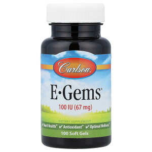 Carlson E-�W�F�� �y iHerb �A�C�n�[�u ���� �z �J�[���\�� �r�^�~��E �r�^�~�� E �g�R�t�F���[�� �r�^�~���T�v�� E-�W�F���X �T�v�������g �T�v�� �\�t�g�W�F�� 67mg 100IU 100��