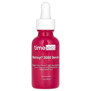 Timeless Skin Care マトリキシル 3000 セラム 【 iHerb アイハーブ 公式 】 タイムレス スキンケア 美容液 Matrixyl M3Kセラム アロエ ヒアルロン酸 基礎化粧品 コスメ 30ml