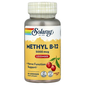 Solaray ���`�� B-12 �y iHerb �A�C�n�[�u ���� �z �\�����[ �r�^�~��B12 �r�^�~��B �r�^�~�� B12 B ���`���R�o���~�� �r�^�~���� �r�^�~���T�v�� �T�v�� �g���[�` ���[���W �V�R�`�F���[�� 5,000mcg 60