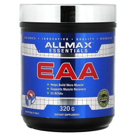 【POINT20倍★11/4 20:00〜11/11 1:59】ALLMAX EAA 【 iHerb アイハーブ 公式 】 オールマックス アミノ酸 必須アミノ酸 BCAA 分岐鎖アミノ酸 エッセンシャルズ サプリメント サプリ パウダー 粉末 320g