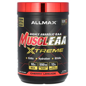 【POINT20倍★11/4 20:00〜11/11 1:59】ALLMAX マッスル EAA エクストリーム 【 iHerb アイハーブ 公式 】 オールマックス アミノ酸 必須アミノ酸 BCAA 分岐鎖アミノ酸 ビタミンB サプリメント サプリ パウダー 粉末 チェリーライムエード 532g