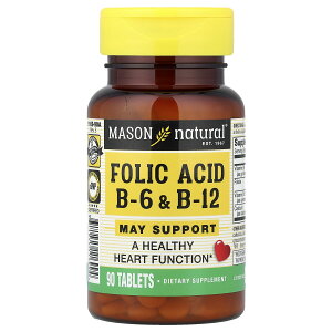 �y15%OFF�N�[�|����5/23 20:00~5/27 01:59�zMason Natural �t�_ �r�^�~��B6 & �r�^�~��B12 �y iHerb �A�C�n�[�u ���� �z ���C�\���i�`�������Y �r�^�~��B�Q �r�^�~�� B B6 B12 �J���V�E�� �T�v�������g �T�v�� 