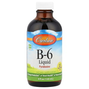 �y15%OFF�N�[�|����5/23 20:00~5/27 01:59�zCarlson B-6 ���L�b�h �y iHerb �A�C�n�[�u ���� �z �J�[���\�� �r�^�~��B6 �r�^�~��B �r�^�~�� B6 �J�[���\�����{ �T�v�������g �T�v�� �t�� 120ml