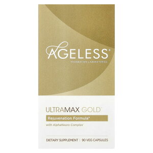 �y15%OFF�N�[�|����4/14 20:00~4/20 23:59�zAgeless �E���g���}�b�N�X �S�[���h �y iHerb �A�C�n�[�u ���� �z �A�~�m�_ �O���V�� ���W�� �O���^�~�� �A���M�j�� Foundation Laboratories �T�v�� �x�W�J�v�Z�� 90
