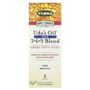 �y15%OFF�N�[�|����5/23 20:00~5/27 01:59�zFlora �E�h�Y �I�C�� DHA 3-6-9 �u�����h �y iHerb �A�C�n�[�u ���� �z �t���[�� Udo's Oil ���� �S�} �q�}���� �R�R�i�b�c ���� �I���K 3 6 9 �I���K���b�_ �K�{���b