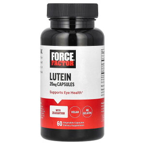 �yPOINT20�{��12/15 0:00�`1/5 23:59�zForce Factor ���e�C�� �y iHerb �A�C�n�[�u ���� �z �t�H�[�X�t�@�N�^�[ �}���[�S�[���h �[�A�L�T���`�� �T�v�������g �T�v�� �x�W�J�v�Z�� 20mg 60��