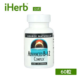 yPOINT20{11/1 0:00`23:59zSource Naturals AhoXgB-12 RvbNX y iHerb ACn[u  z \[Xi`Y Advanced B-12 Complex Tv Tvg g[` 5mg 60